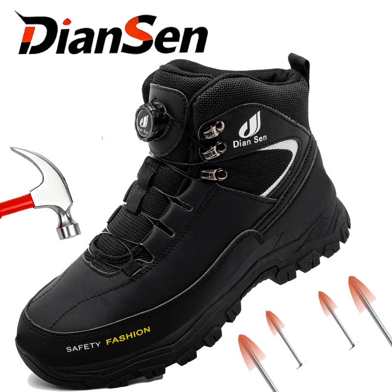 Hiking Boot Waterproof - Men's Safety Shoes Steel Toe Work