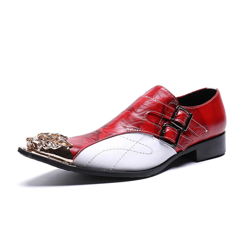 Men Shoes Elegant - Luxury Men Genuine Leather Loafers slip