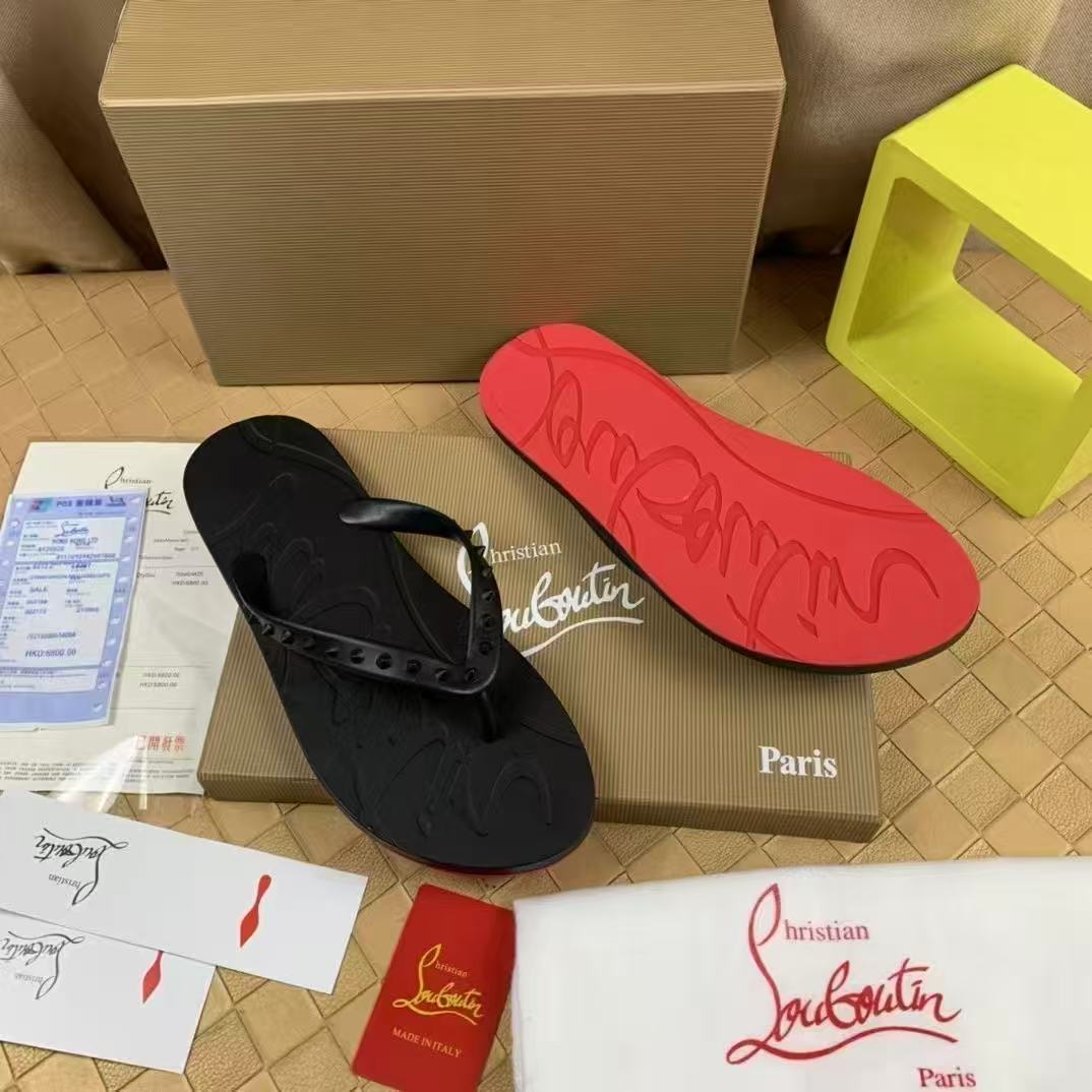 Men Shoes Red Tape - 2026 New Men's Red-Soled Flip-Flops, Fashionable