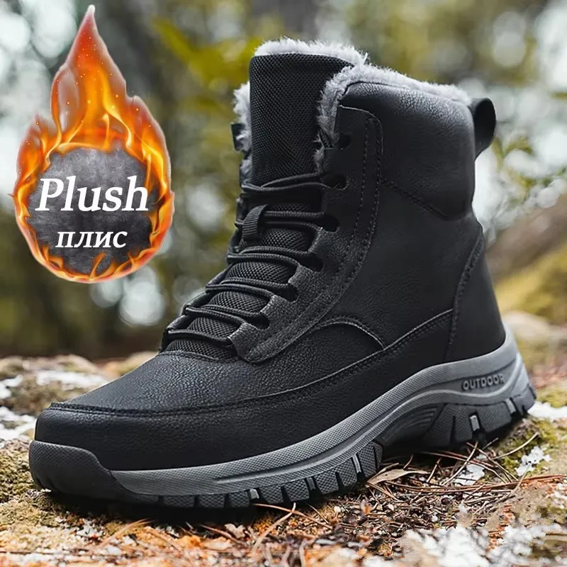 Hiking Boot Waterproof - NeW Men Winter Snow Boots For