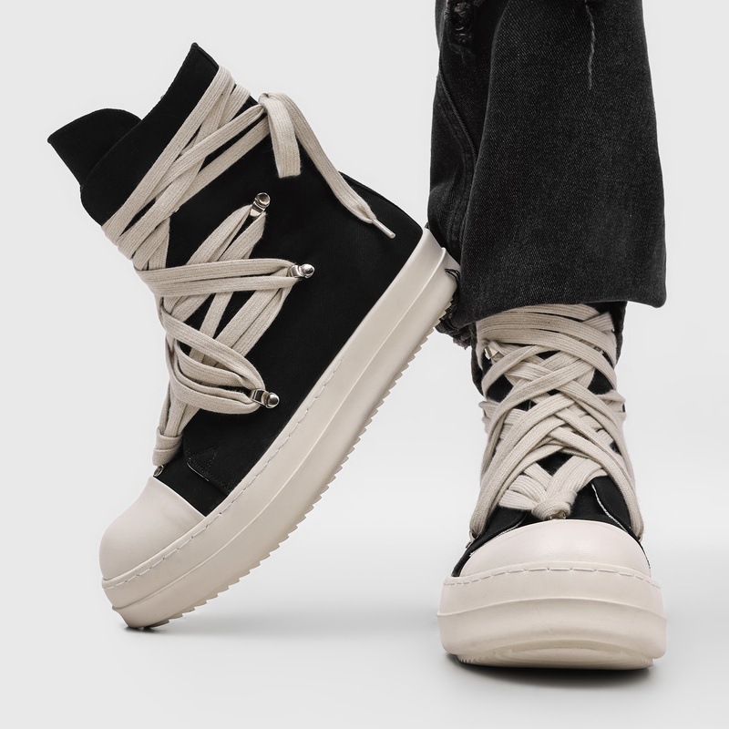 High Quality Men's High Top Ca - Canvas Sneaker High 评论和价格