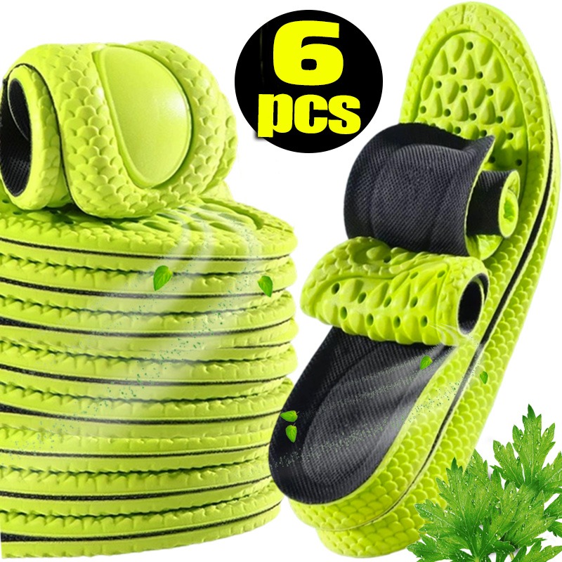 2/6Pcs EVA Deodorizing Memory  - Men'S Shoes With Memory Foam 评论和价格