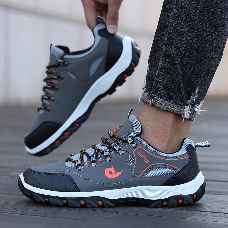 Hiking Boots Men's Black Sneak - Men Shoes Elegant 评论和价格
