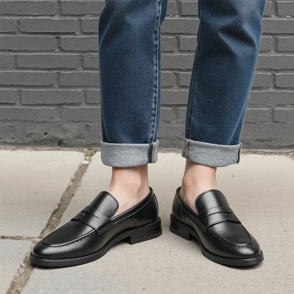 Men's Black Penny Loafers Clas - Men'S Shoes Hugo Boss 评论和价格