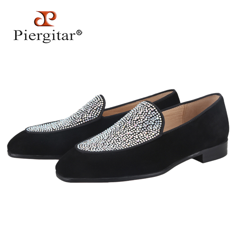 Piergitar Handmade Black Suede - Men Shoes Red Tape 评论和价格