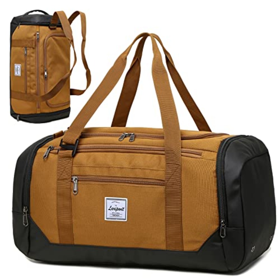 Travel Duffle Bag for men 40L  - Men'S Shoes For Gym 评论和价格