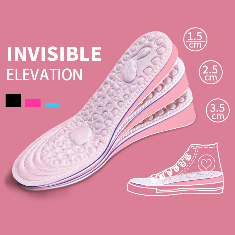 1pair Upgrade Invisible Height - Men'S Shoes With Memory Foam 评论和价格