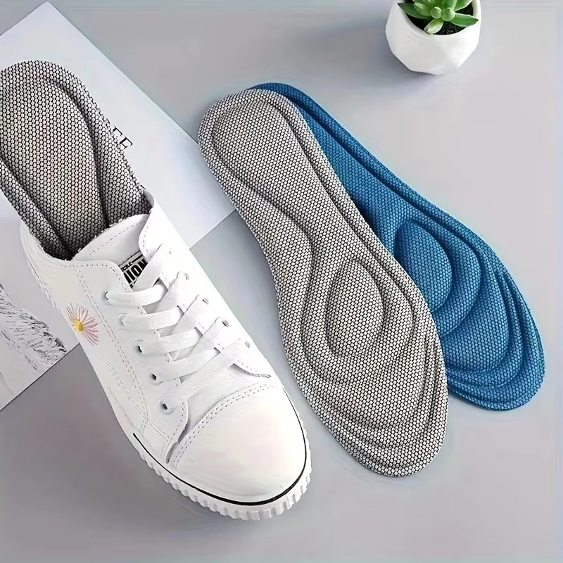 4 PCS  Sports Massage Insole M - Men'S Shoes With Memory Foam 评论和价格