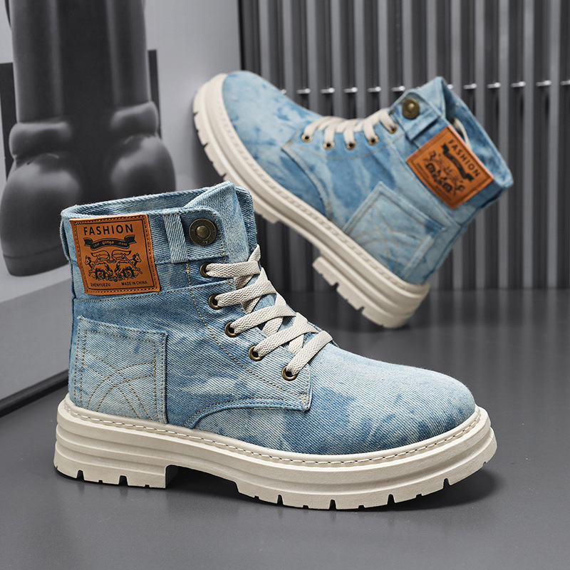 Spring High Top Mens Shoes 202 - Canvas Sneaker High 评论和价格