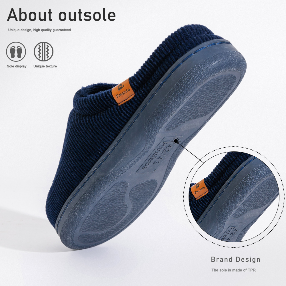 Winter men's slippers TPR sole - Men'S Shoes With Memory Foam 评论和价格
