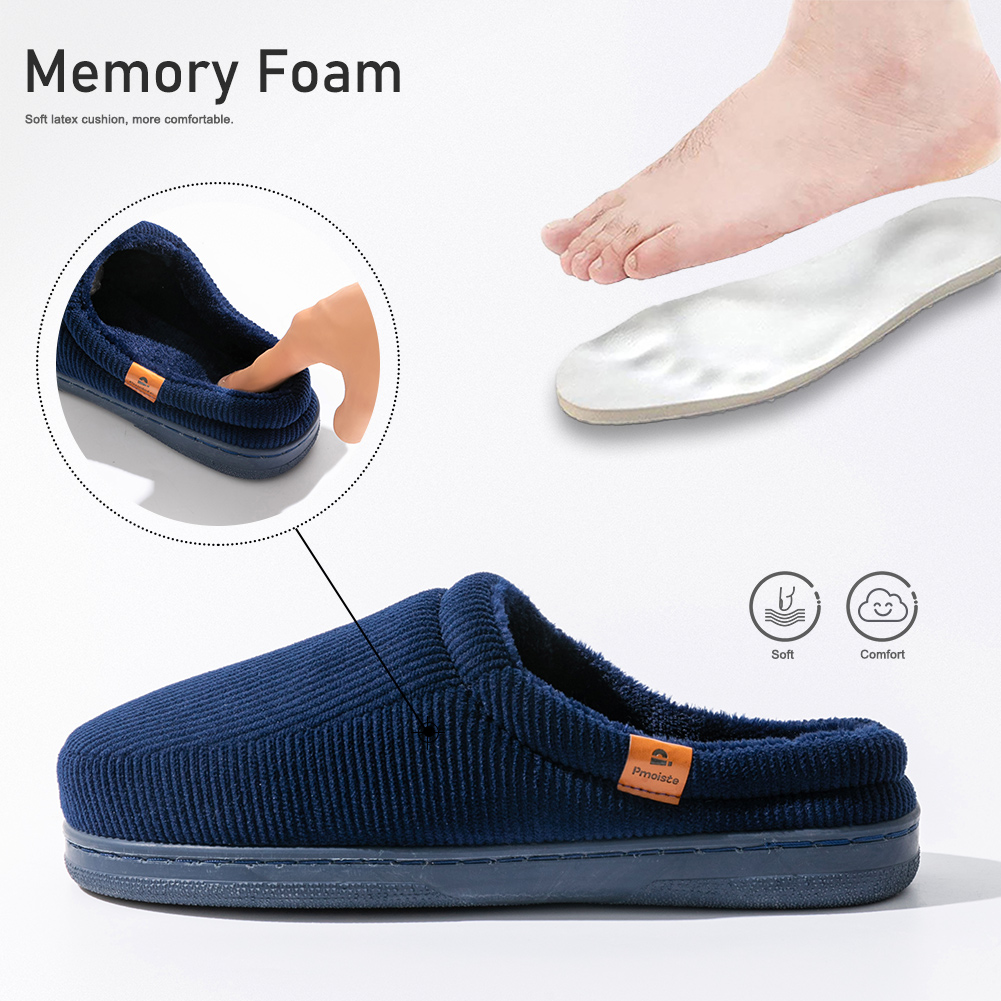 Winter men's slippers TPR sole - Men'S Shoes With Memory Foam 评论和价格