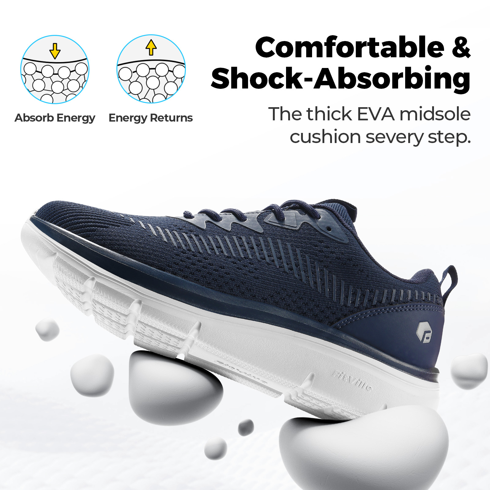 FitVille Men's Walking Shoes L - Men'S Shoes For Plantar Fasciitis 评论和价格