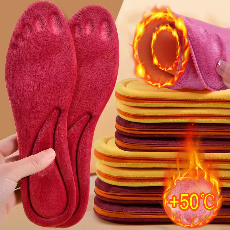4pcs Winter Men Women Self Hea - Men'S Shoes With Memory Foam 评论和价格