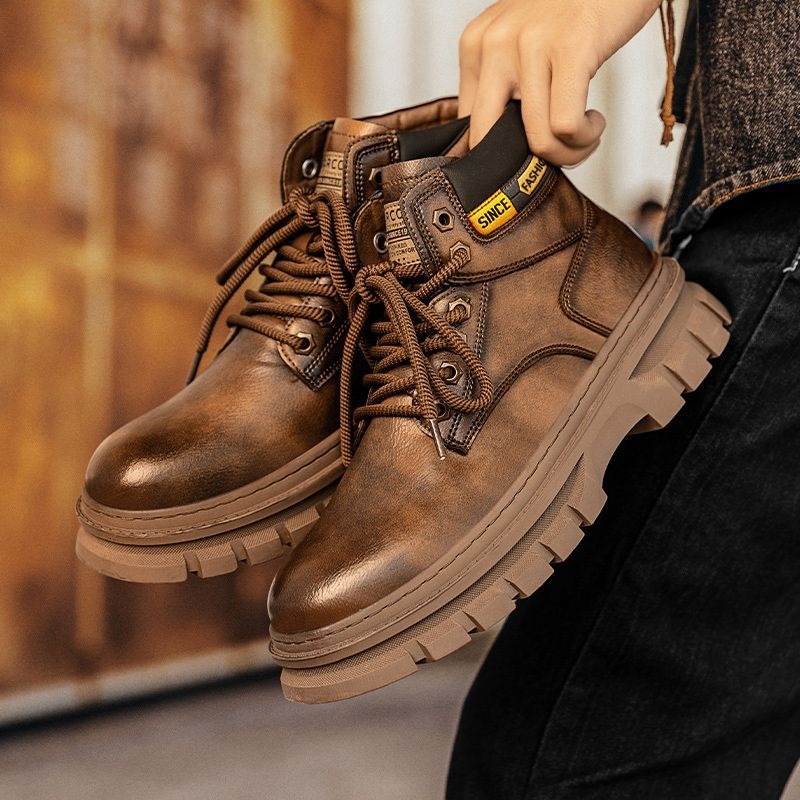Vintage Men Platform Ankle Boo - Men'S Shoes Dq 评论和价格