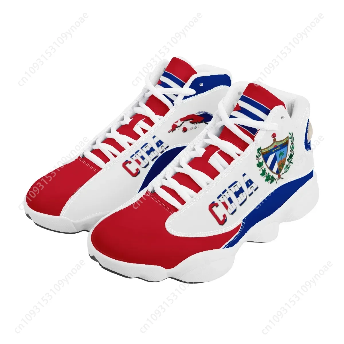 CUBA Flag Print Cool Men Baske - Men'S Shoes Basketball 评论和价格