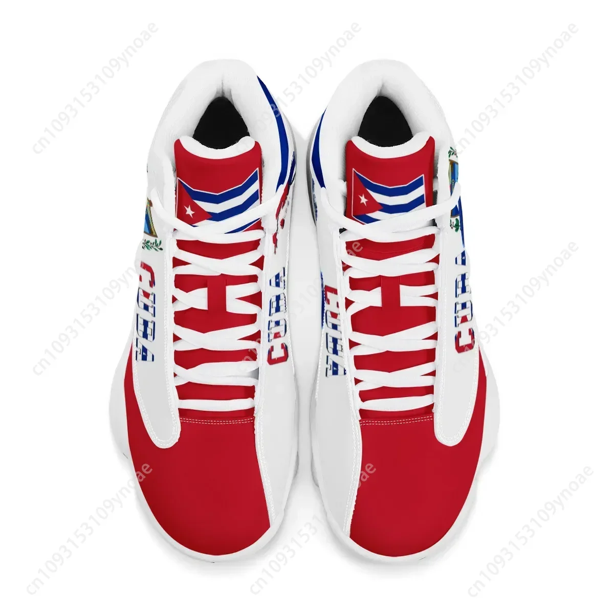CUBA Flag Print Cool Men Baske - Men'S Shoes Basketball 评论和价格
