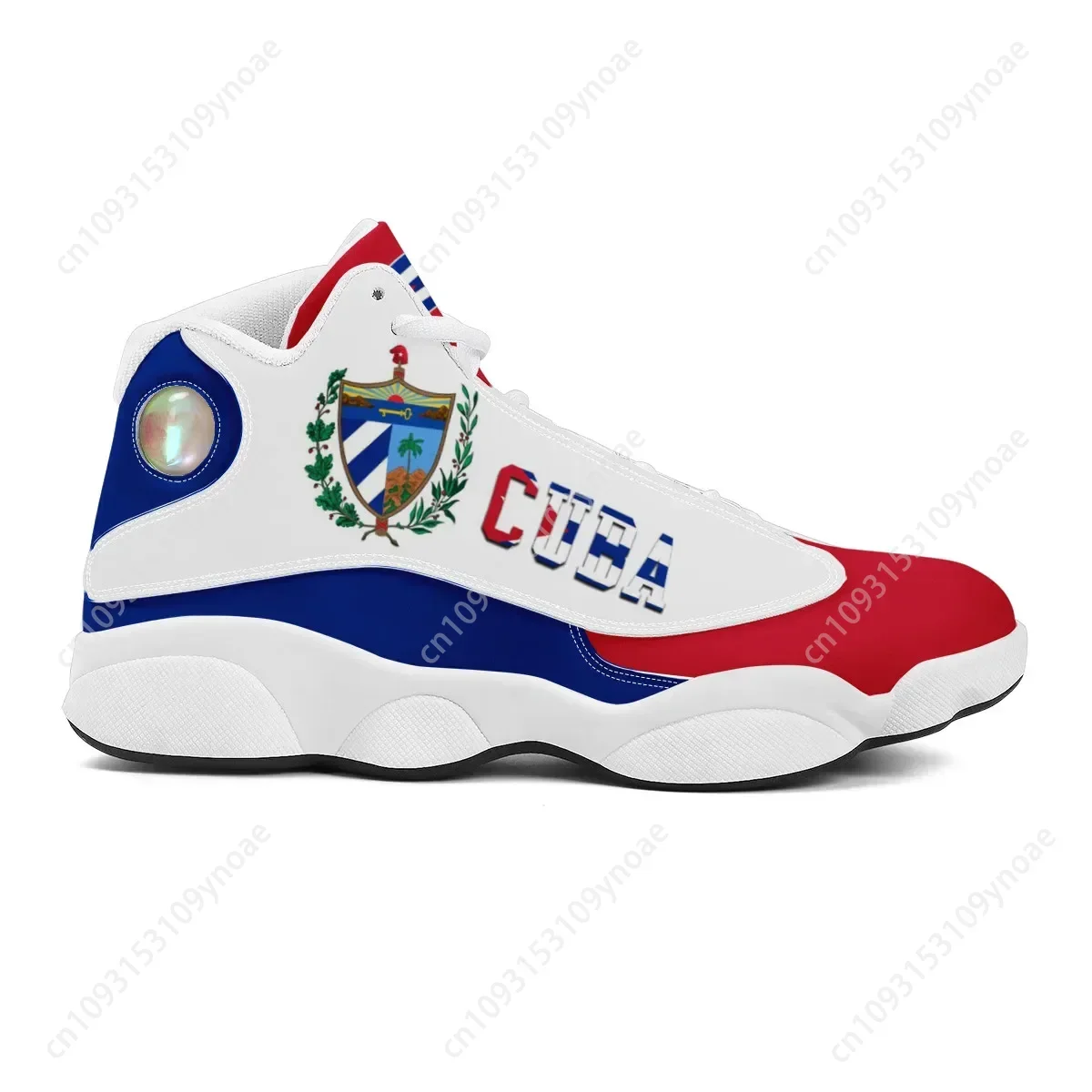 CUBA Flag Print Cool Men Baske - Men'S Shoes Basketball 评论和价格