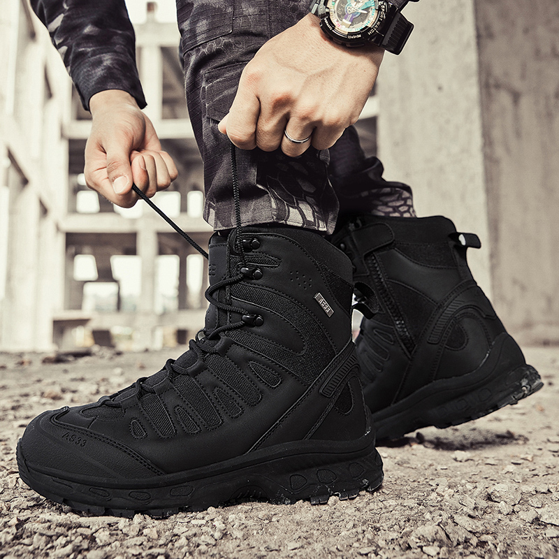 New Men Tactical Boots Militar - Hiking Boot Waterproof 评论和价格