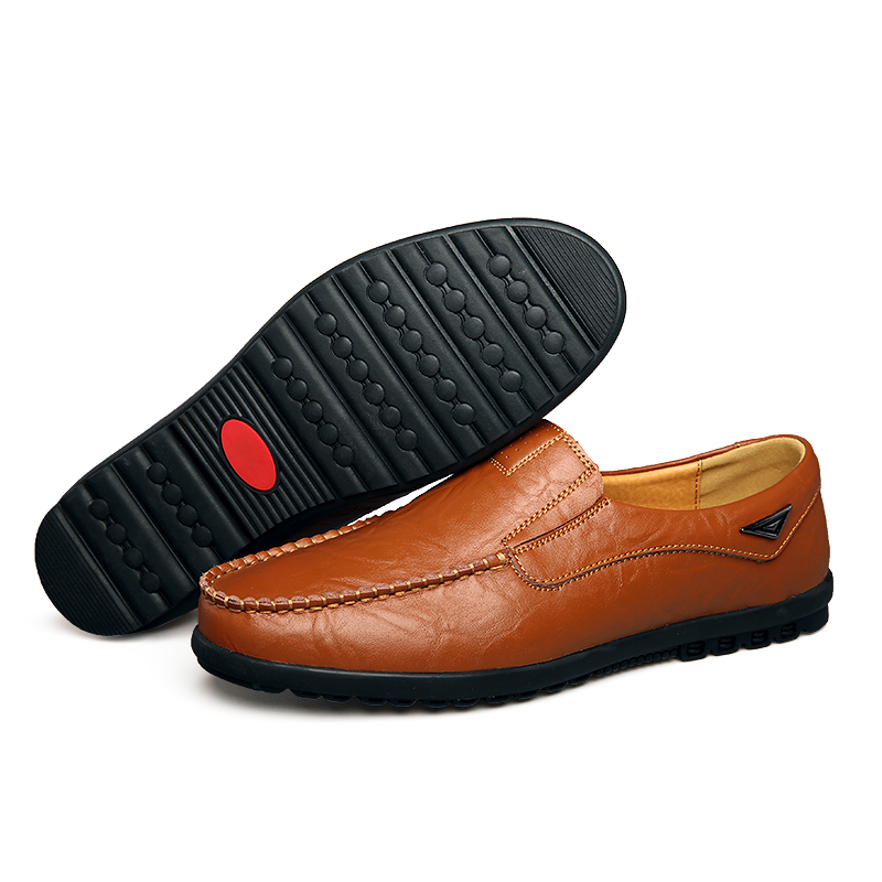 Genuine Leather Men Casual Sho - Men Shoes Elegant 评论和价格