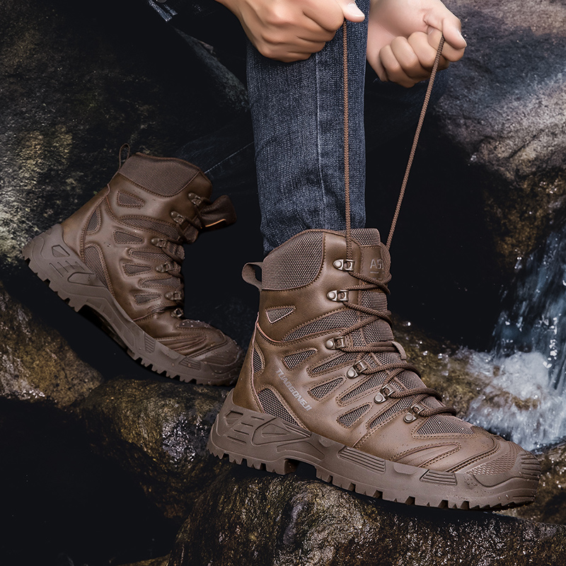Men's Outdoor Hiking Tactical  - Hiking Boot Waterproof 评论和价格
