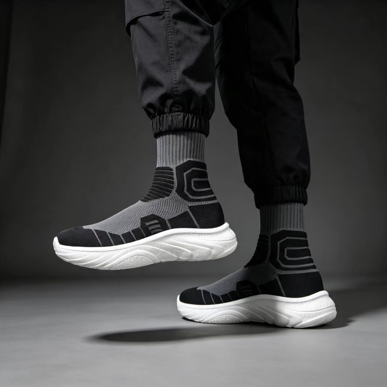 Men High‑Top Sock Training Sho - Men'S Shoes For Gym 评论和价格
