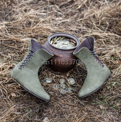 Men Retro Medieval PU Leather  - Men'S Shoes Louis Vuitton 评论和价格
