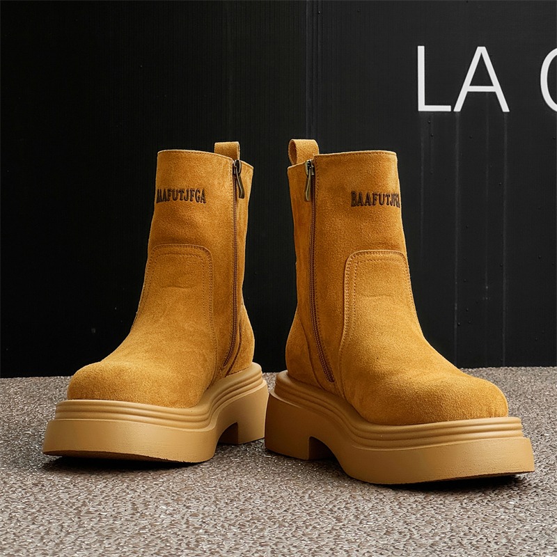 Winter Europe America Retro Th - Men'S Shoes Dq 评论和价格