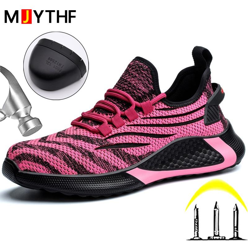 Rose Red Women Work Safety Sho - Men Shoes Red Tape 评论和价格