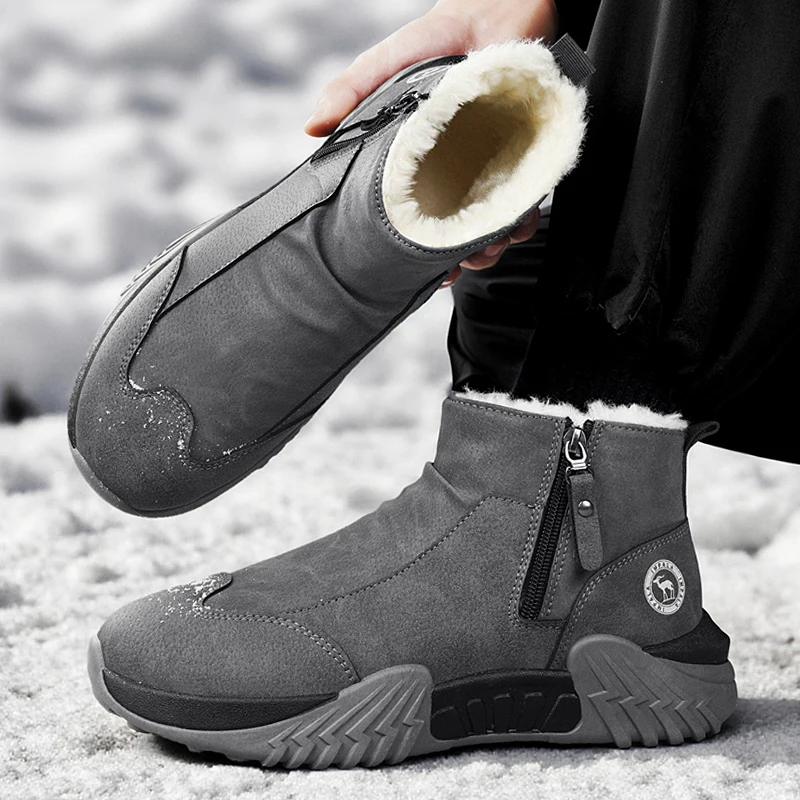Winter Snow Boots Non Slip Cas - Canvas Sneaker High 评论和价格
