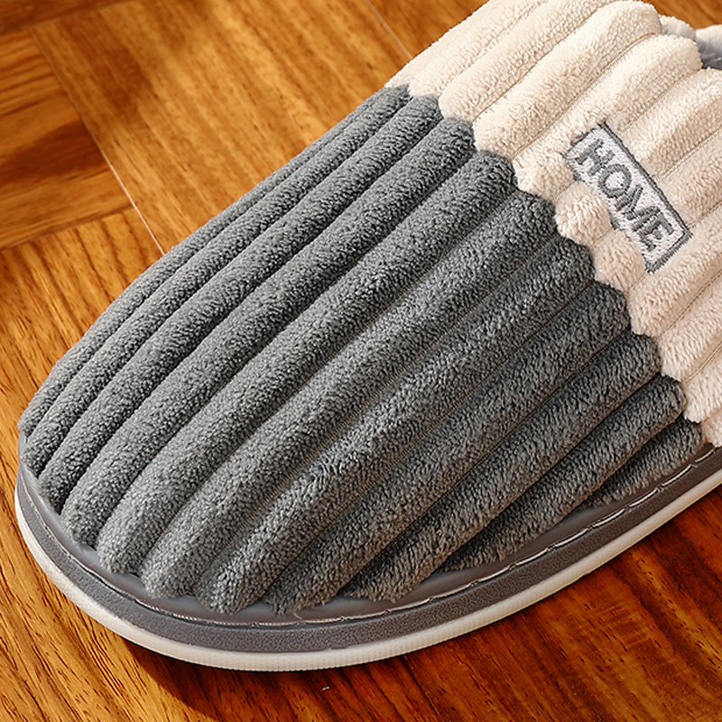 Large size 48-49 Stripe House  - Men'S Shoes With Memory Foam 评论和价格