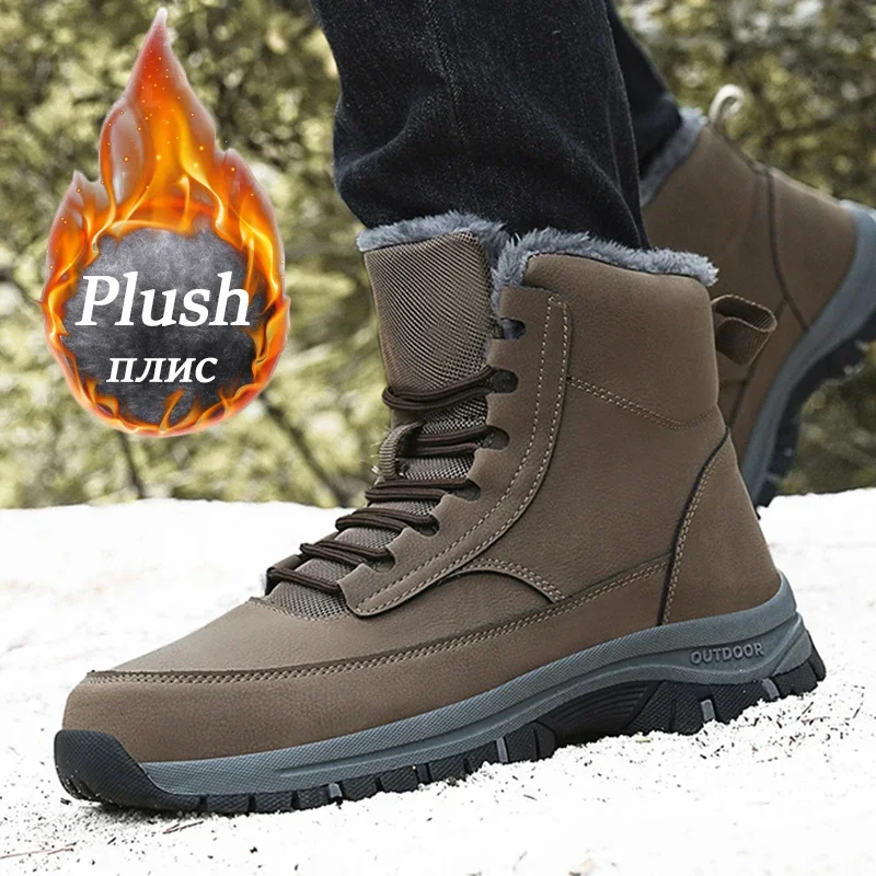 NeW Men Winter Snow Boots For  - Hiking Boot Waterproof 评论和价格