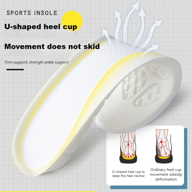 Soft Sport Insoles for Shoes D - Men'S Shoes With Memory Foam 评论和价格